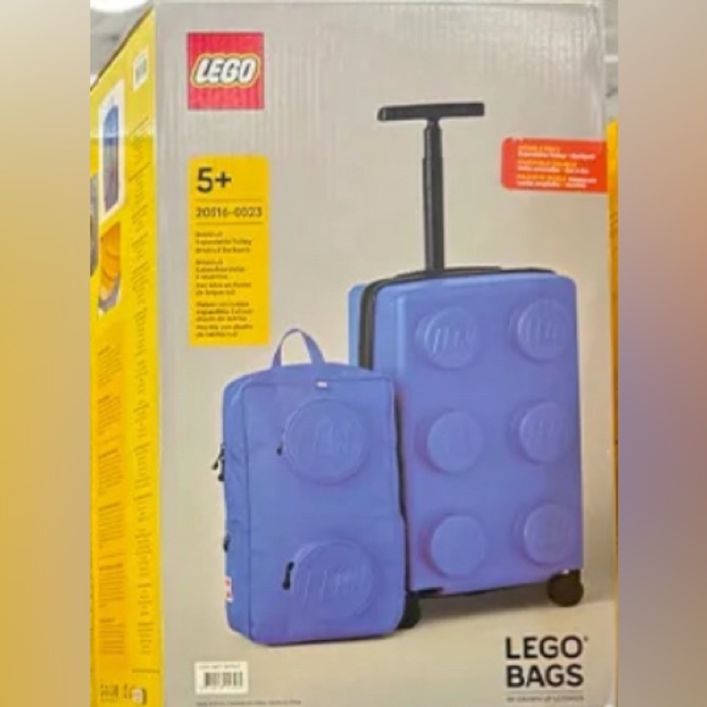 Lego Expandable Carry-on & Backpack Luggage Set- Blue - Picture 7 of 7